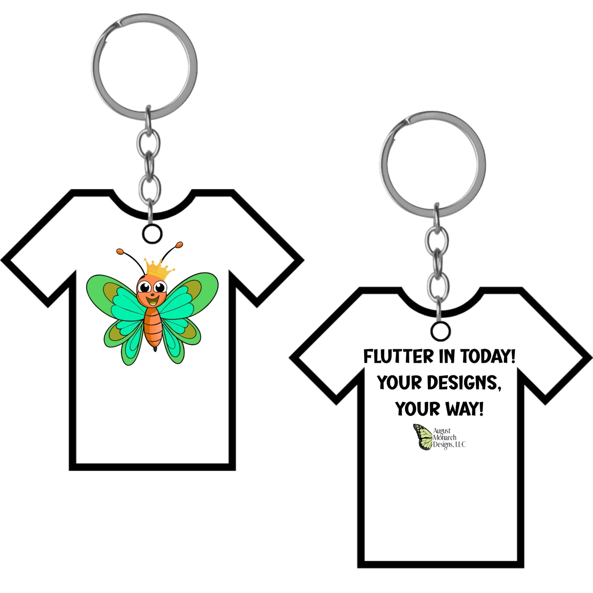 The Monarchs Shirt Keychain
