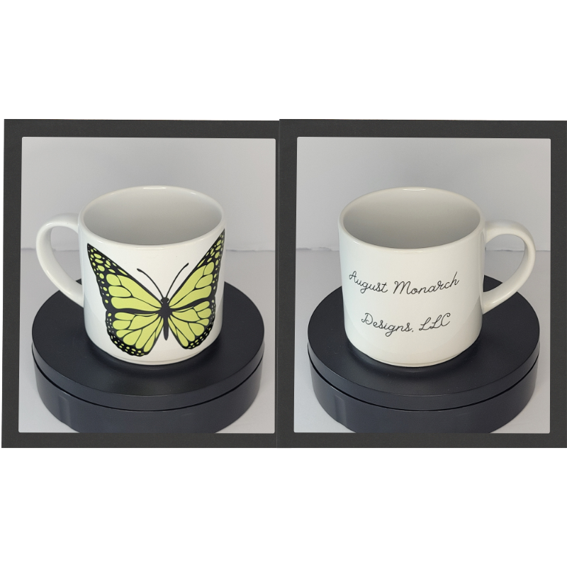 Peridot Monarch Logo Mug