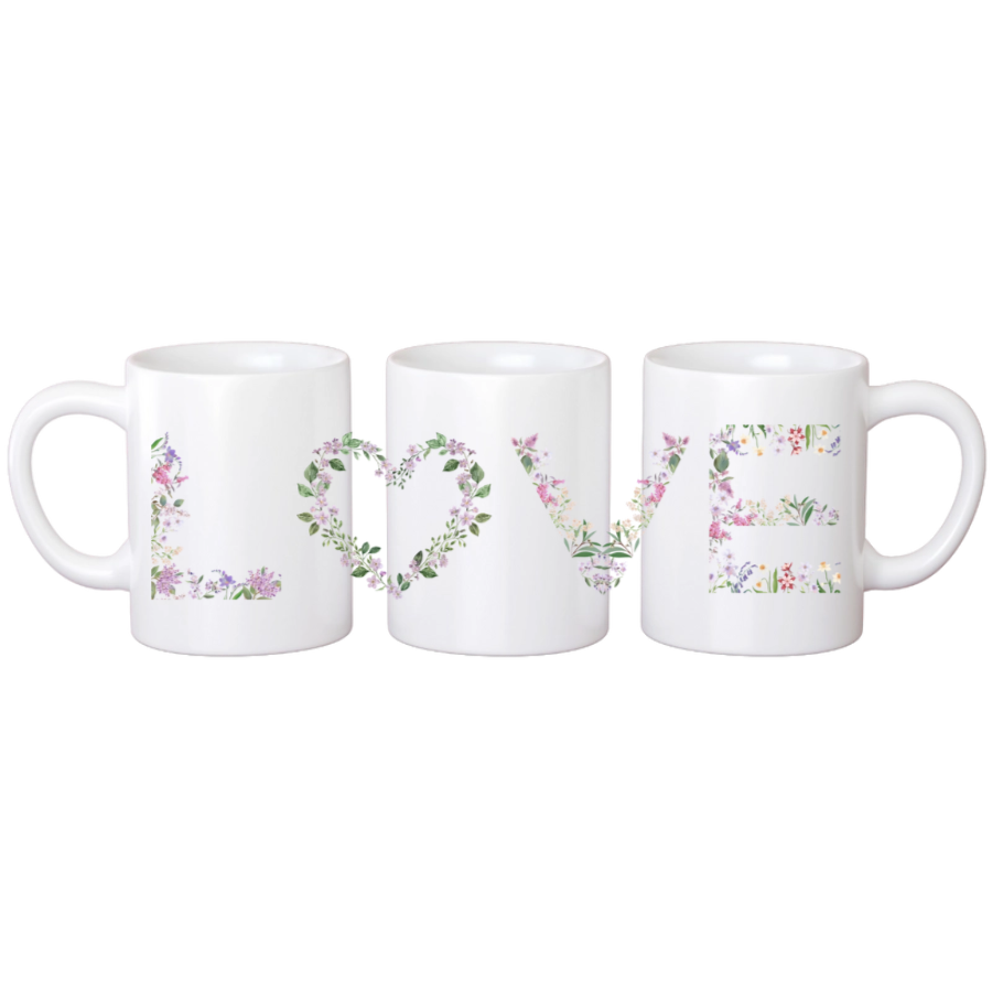 Floral Love Mug