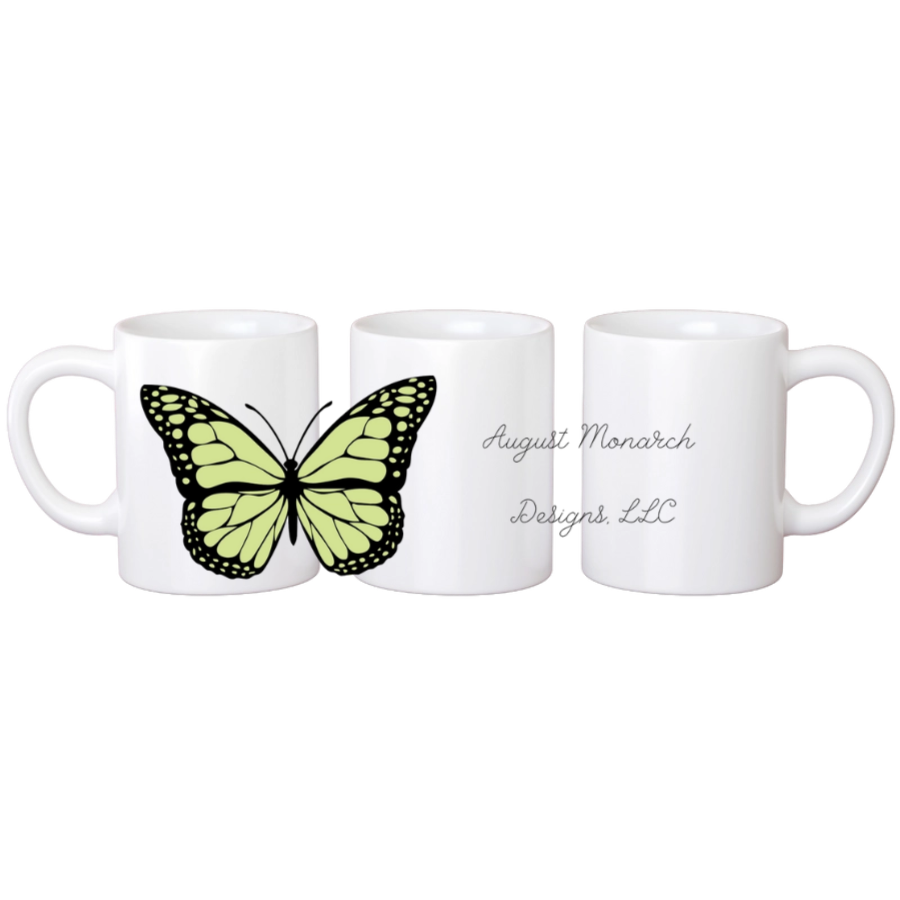 Peridot Monarch Logo Mug