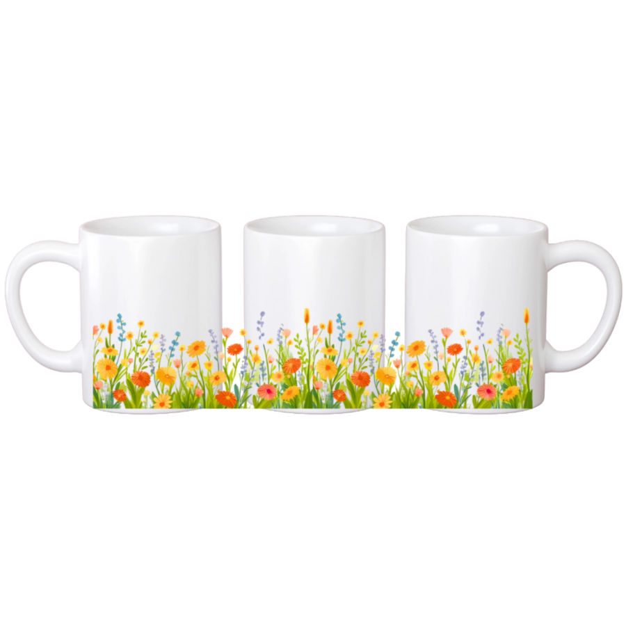 Vibrant Wildflower Mug